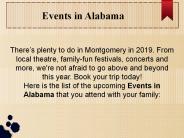 Events in Alabama