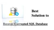 Recover Corrupted SQL Database MDF  / NDF Files