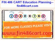 FIN 486 CART Education Planning--fin486cart.com