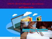 OPS 571 GENIUS Education  key to Success / ops571genius.com
