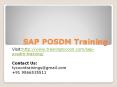 SAP POSDM Training | SAP POSDM Online Training in India - TT PowerPoint PPT Presentation