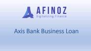 Axis Bank Business Loan