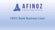 HDFC Business Loan