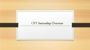CPT Internship Overview - OPTnation
