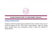 Surrogacy Treatment in Delhi