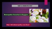 Homeopathic Consultant in a Singapore