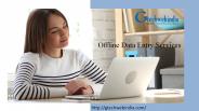 Offline data entry services from Gtechwebindia