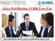 Akiva WebMeeting 3 CRM Users List