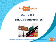Media Kit : Billboard/ Hoarding Advertising in India
