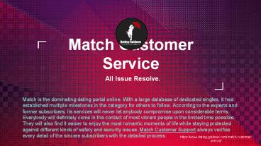 How do I contact match?