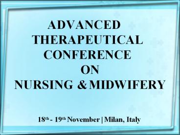 Abstract submission | Nursing Conference | Nursing Congress | Nursing Meet