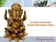 Sri Hindu God Ganesha Ganpati Idol Sculpture Statue