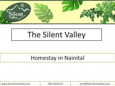 Homestay in Nainital