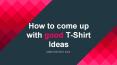 Generating good t-shirt ideas | SMBELAL.COM (1) PowerPoint PPT Presentation