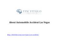 Automobile Accident Las Vegas in Nevada