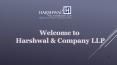 Professional Outsourcing Services - Harshwal & Company LLP PowerPoint PPT Presentation