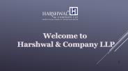 Professional Outsourcing Services - Harshwal & Company LLP
