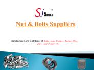 MS hex nut suppliers