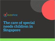 Special treatment for Global developmental delay effected child