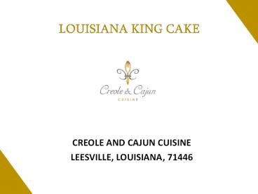 Louisiana King Cakes
