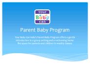 Your Baby Can Parent Baby Program at Bangalore