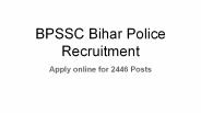 BPSSC Bihar Police Recruitment 2019