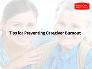 Tips for Preventing Caregiver Burnout