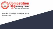 UGC NET coaching in Chandigarh, Pinjore, Mohali,, Panchkula