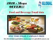 Food and Beverage Email data