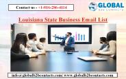 Louisiana State Business Email List