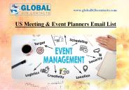 US Meeting & Event Planners Email List