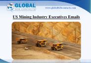 US Mining Industry Executives Emails