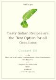 Tasty Indian Recipes are the Best Option for all Occasions PowerPoint PPT Presentation