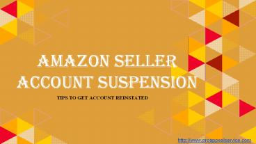 Amazon Seller Account Suspension