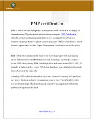 How To Get PMP Certification