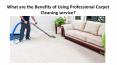 What are the Benefits of Using Professional Carpet Cleaning service? PowerPoint PPT Presentation