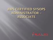 AWS Certified SysOps Administrator – Associate