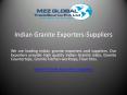 Indian Granite Exporters-Suppliers PowerPoint PPT Presentation