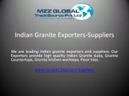 Indian Granite Exporters-Suppliers