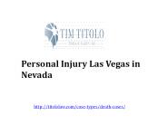 Personal Injury Las Vegas at Nevada