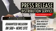 Press Release Distribution Service Australia