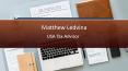 Matthew Ledvina - International Tax Advisor PowerPoint PPT Presentation