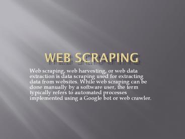 Web Scraping Tools - Data Sunday