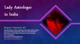 Lady Astrologer in India PowerPoint PPT Presentation