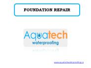 FOUNDATION REPAIR
