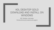 AOL Desktop Gold Download and Install on Windows