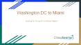 How to Book Cheap Flight from DC to Miami