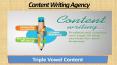 Content Writing Agency PowerPoint PPT Presentation