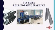 Roll Forming Process of C Z C-Z Purlin interchangeable Machine