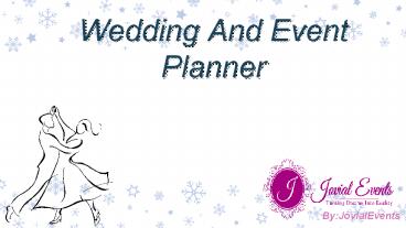 Jovial Events: Wedding Packages In Dubai, Wedding Dresses Dubai